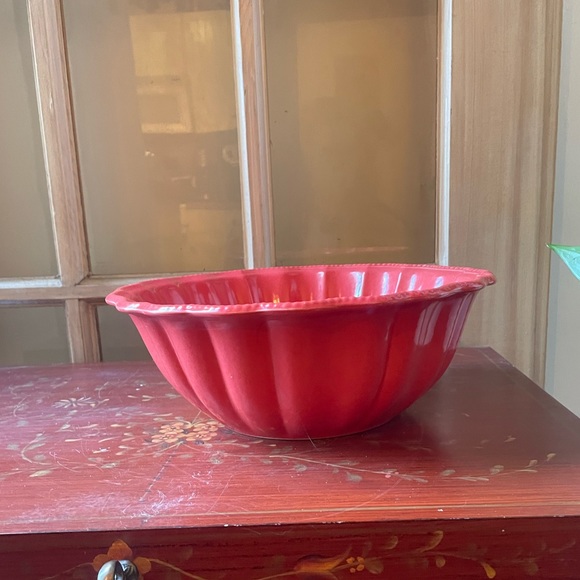 Vintage Cerutil Stoneware Large Scalloped Fluted
Serving Bowl Portugal 10.5* - Picture 3 of 16